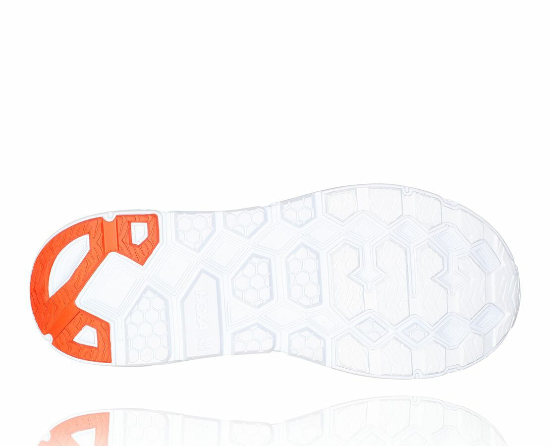 HOKA|All Gender Clifton L Wan Blue / Mandarin Red