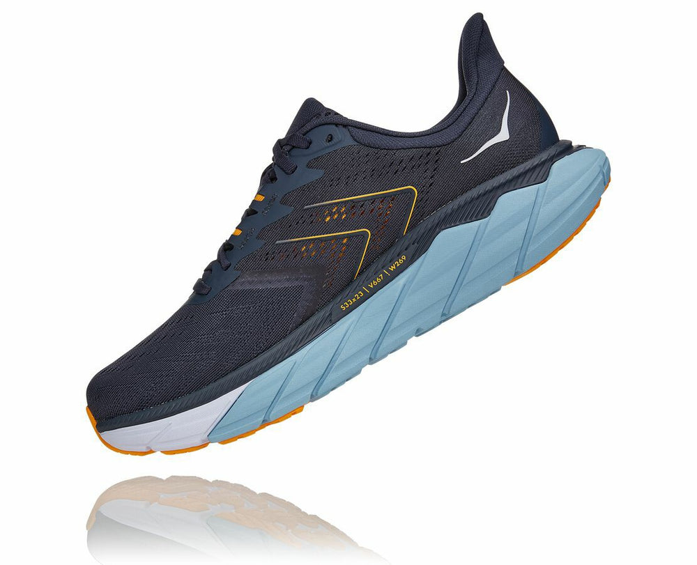 HOKA|Men's Arahi 5 Ombre Blue / Blue Fog
