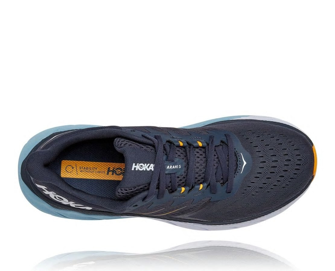 HOKA|Men's Arahi 5 Ombre Blue / Blue Fog