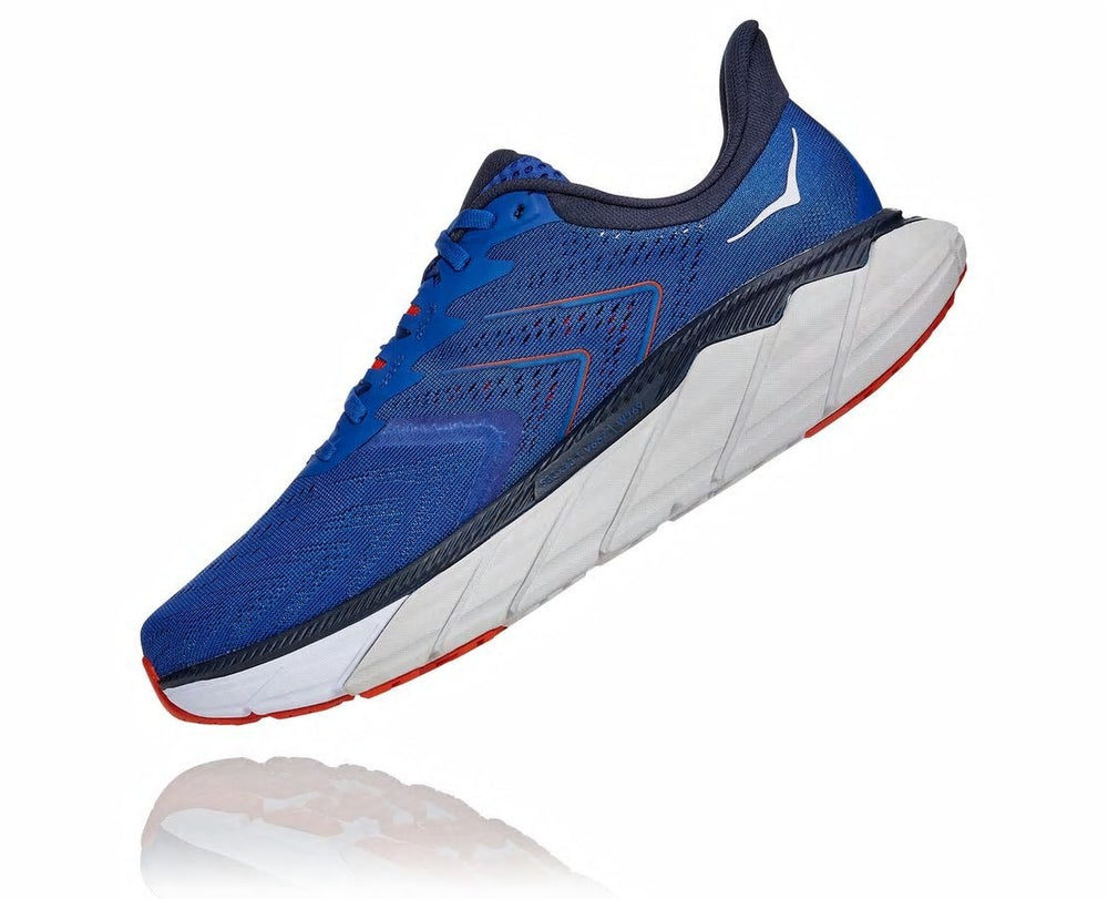 HOKA|Men's Arahi 5 Turkish Sea / White