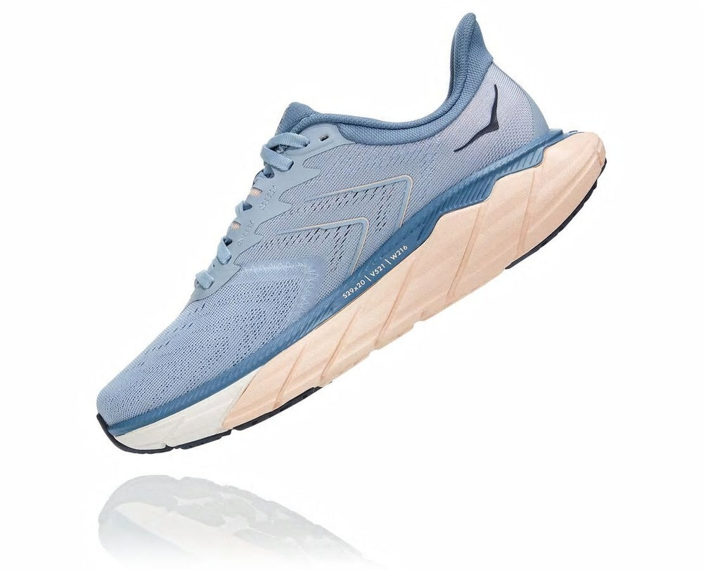 HOKA|Women's Arahi 5 Blue Fog / Provincial Blue