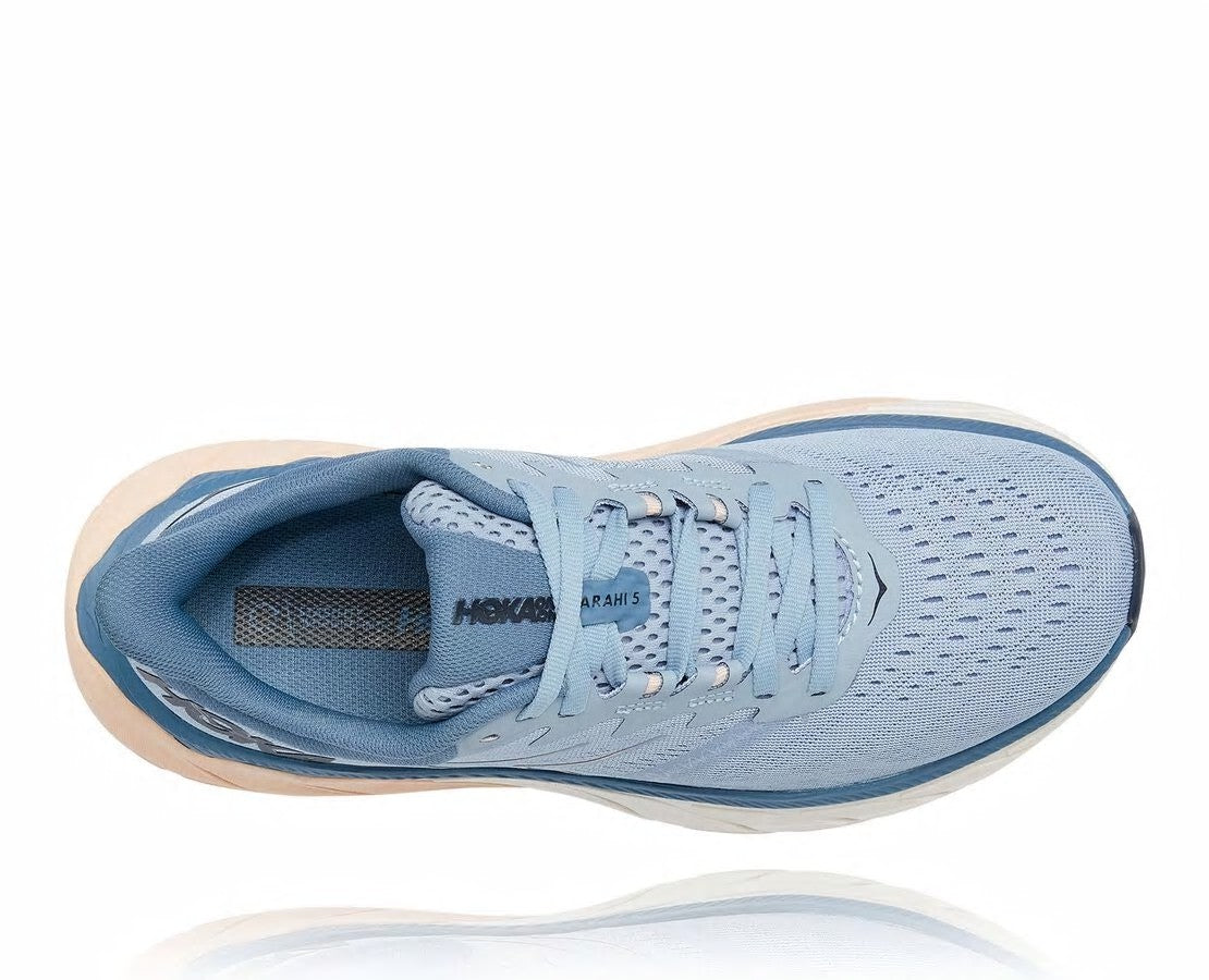 HOKA|Women's Arahi 5 Blue Fog / Provincial Blue