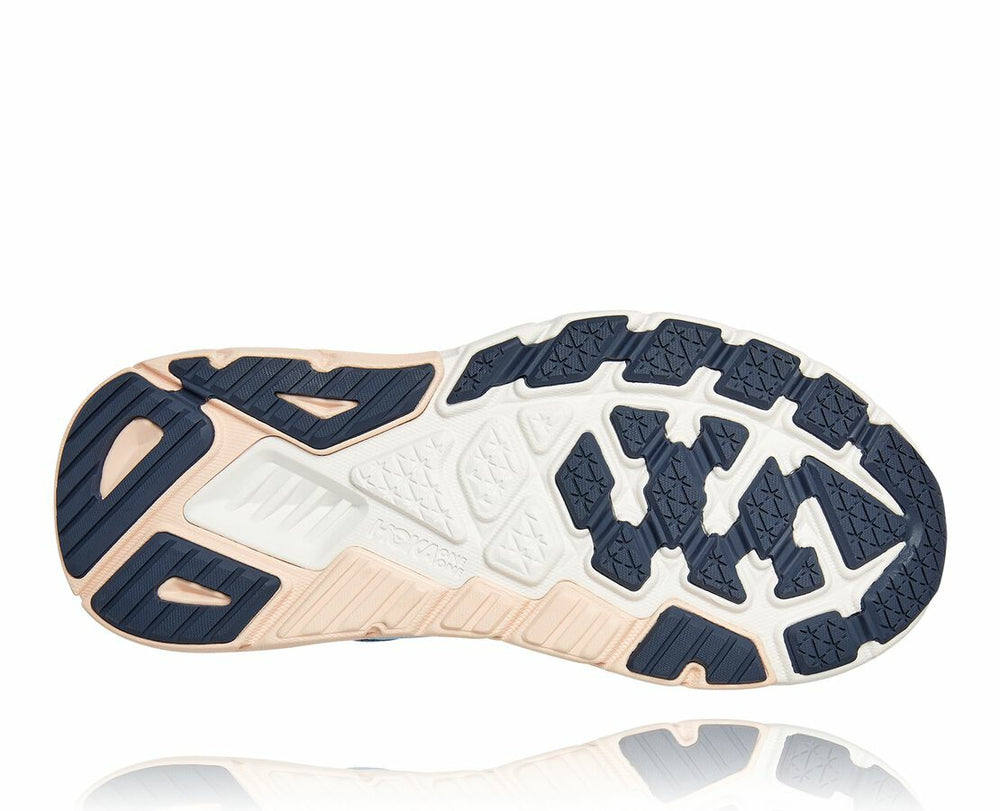 HOKA|Women's Arahi 5 Blue Fog / Provincial Blue