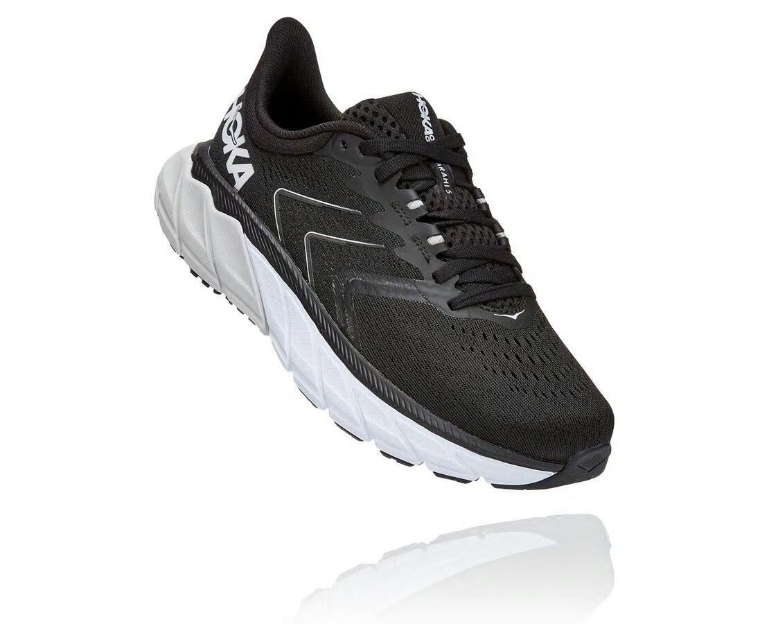 HOKA|Women's Arahi 5 Black / White