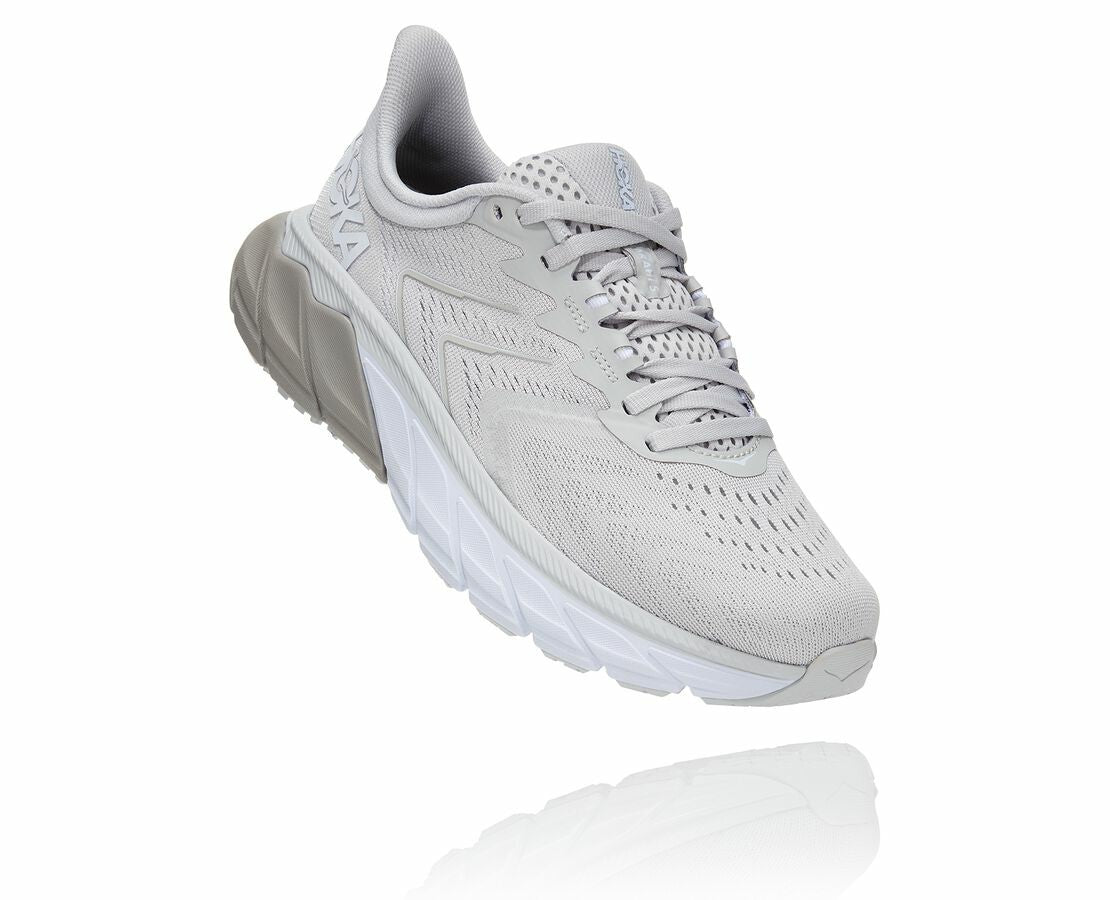 HOKA|Women's Arahi 5 Lunar Rock / Drizzle