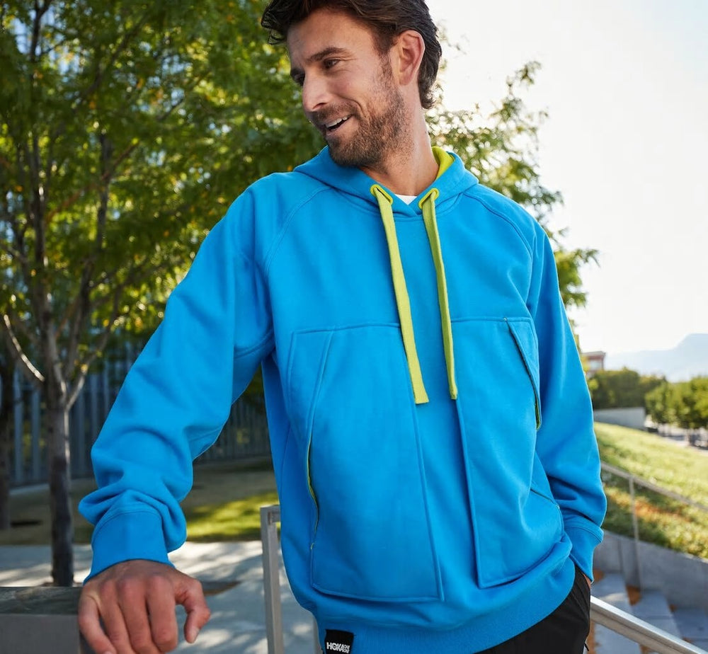 HOKA|All Gender Bondi Hoodie Diva Blue