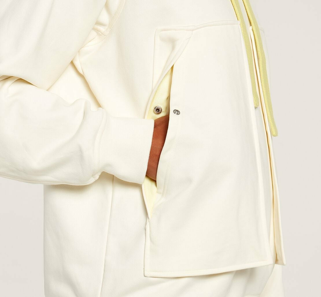HOKA|All Gender Bondi Hoodie White
