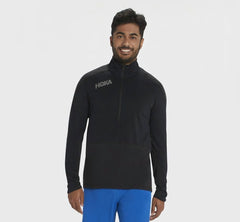 HOKA|Men's 1/2 Zip Midlayer Black