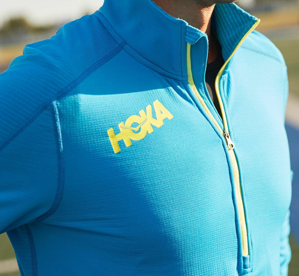 HOKA|Men's 1/2 Zip Midlayer Diva Blue