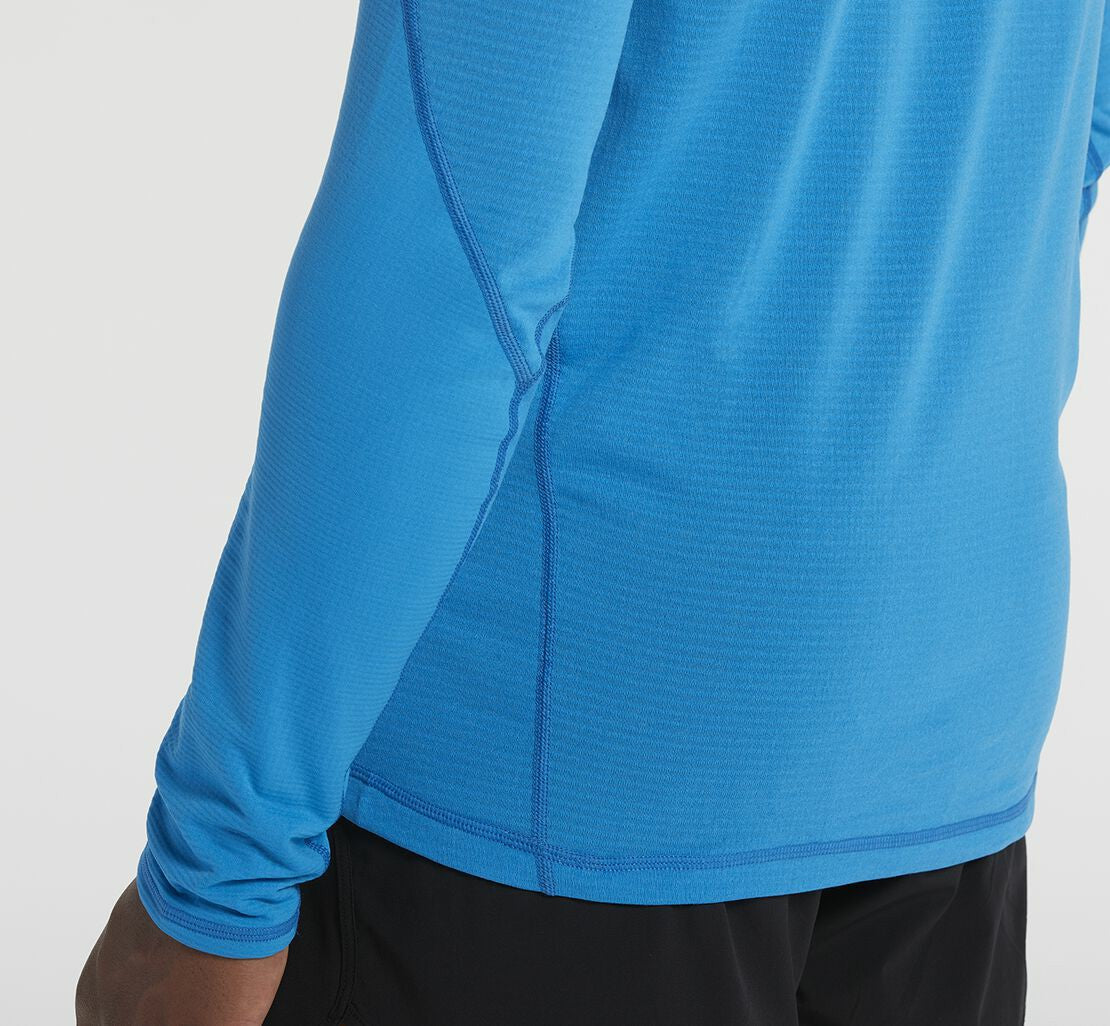 HOKA|Men's 1/2 Zip Midlayer Diva Blue