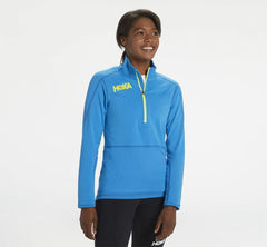 HOKA|Women's 1/2 Zip Midlayer Diva Blue