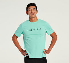 HOKA|Men's Brand Tee Cascade