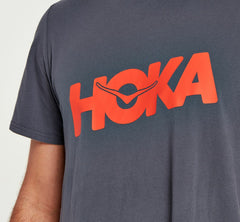 HOKA|Men's Brand Tee Ombre Blue