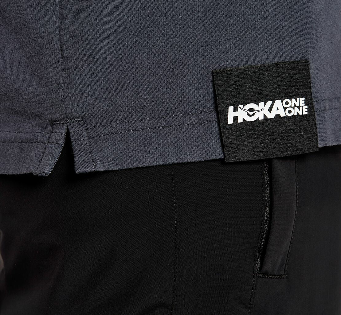 HOKA|Men's Brand Tee Ombre Blue