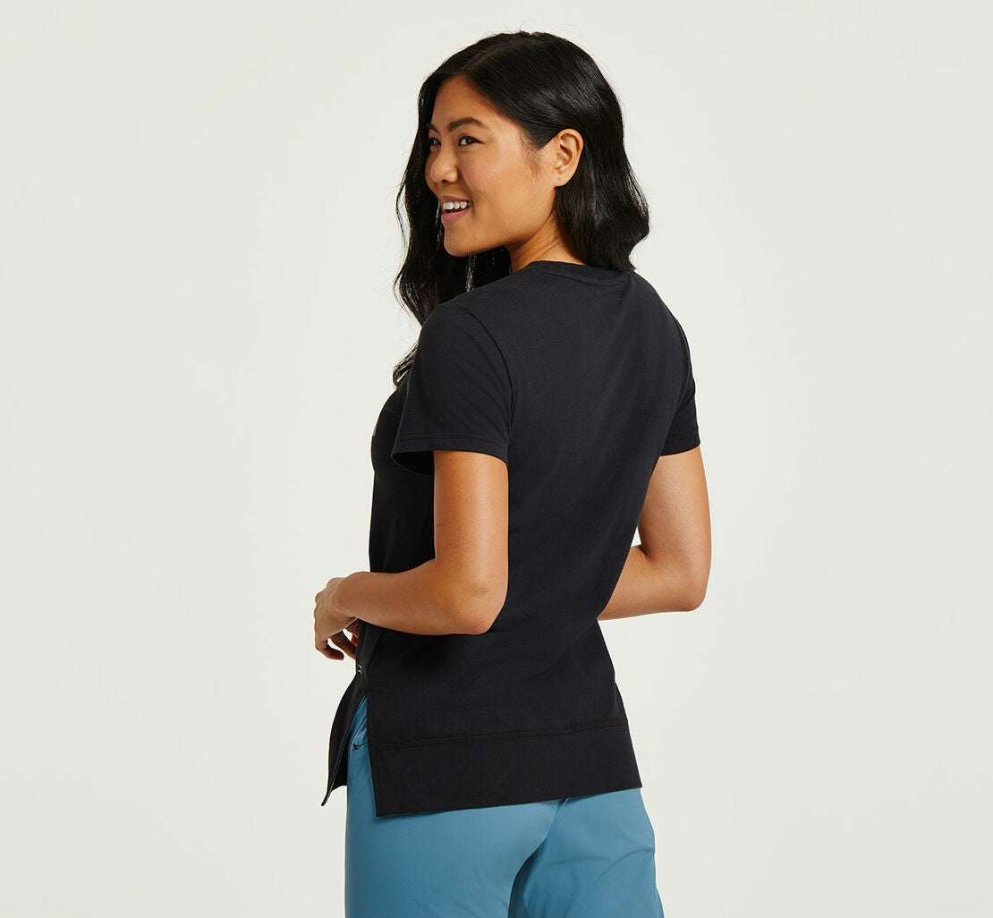 HOKA|Women's Brand Tee Black / Castlerock