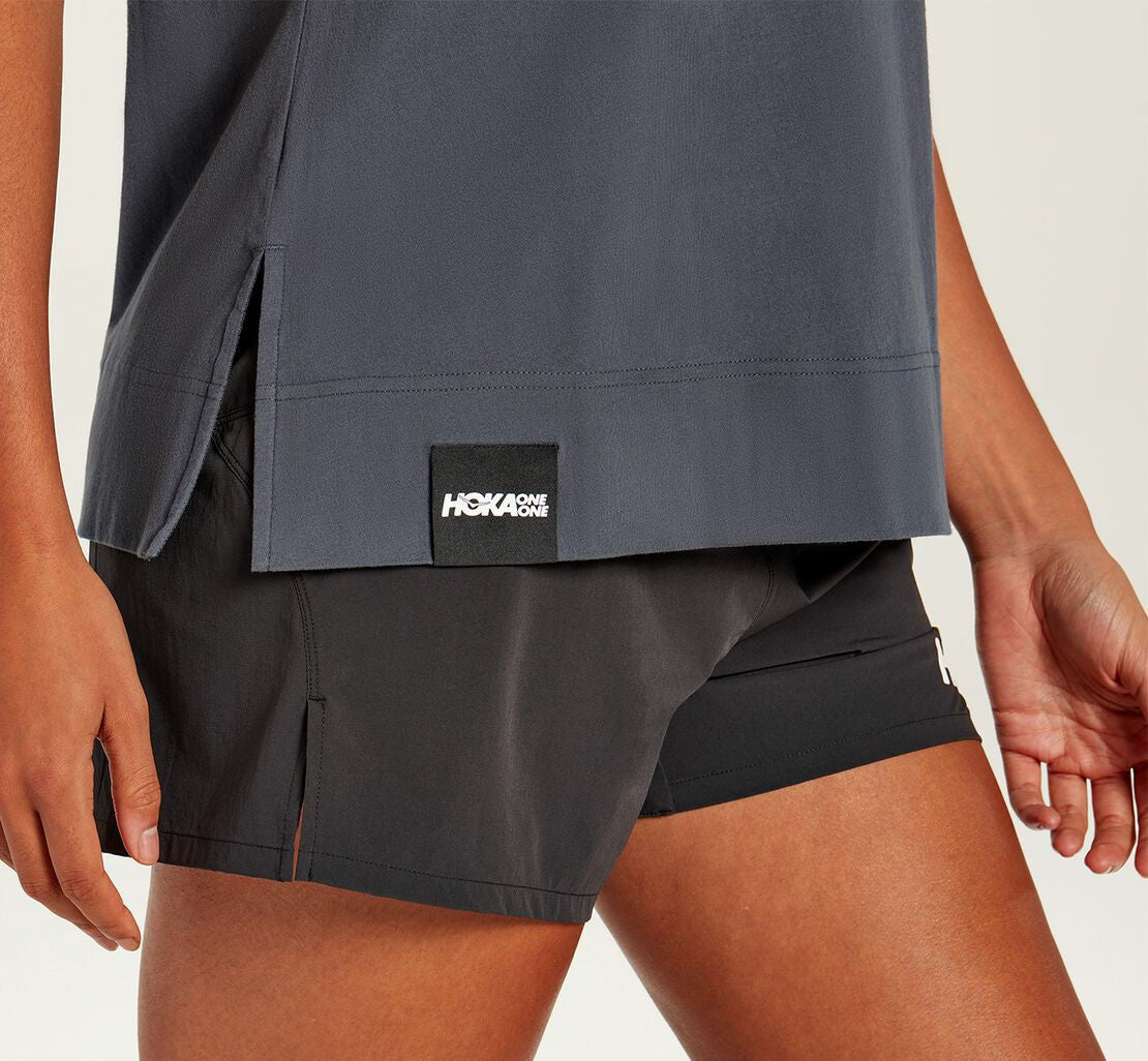 HOKA|Women's Brand Tee Ombre Blue