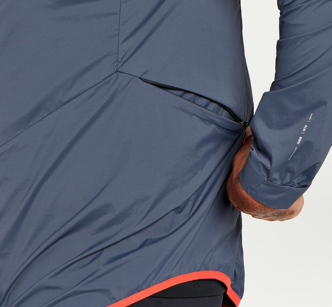 HOKA|Men's Hybrid Run Jacket Ombre Blue