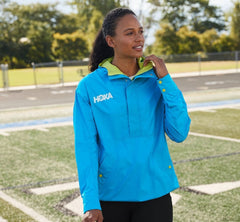 HOKA|All Gender Anorak Diva Blue