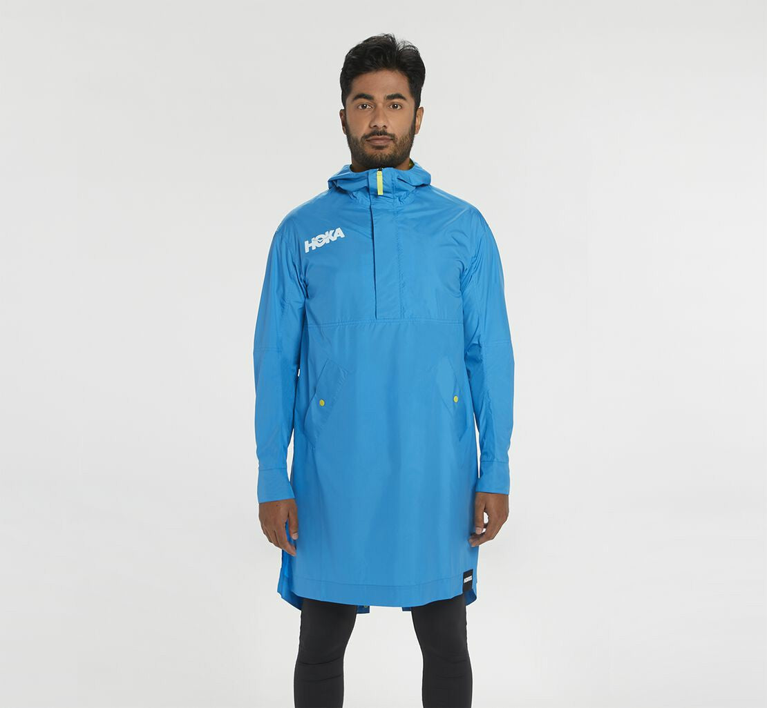 HOKA|All Gender Anorak Diva Blue