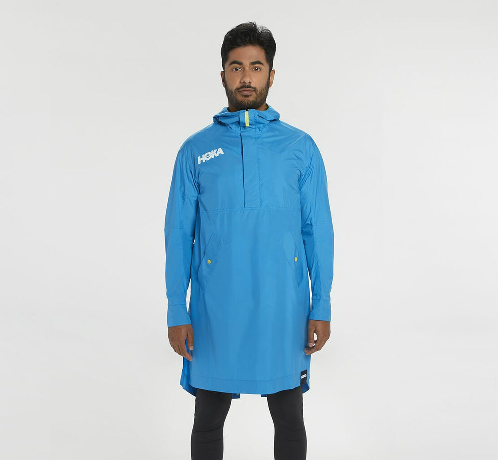 HOKA|All Gender Anorak Diva Blue