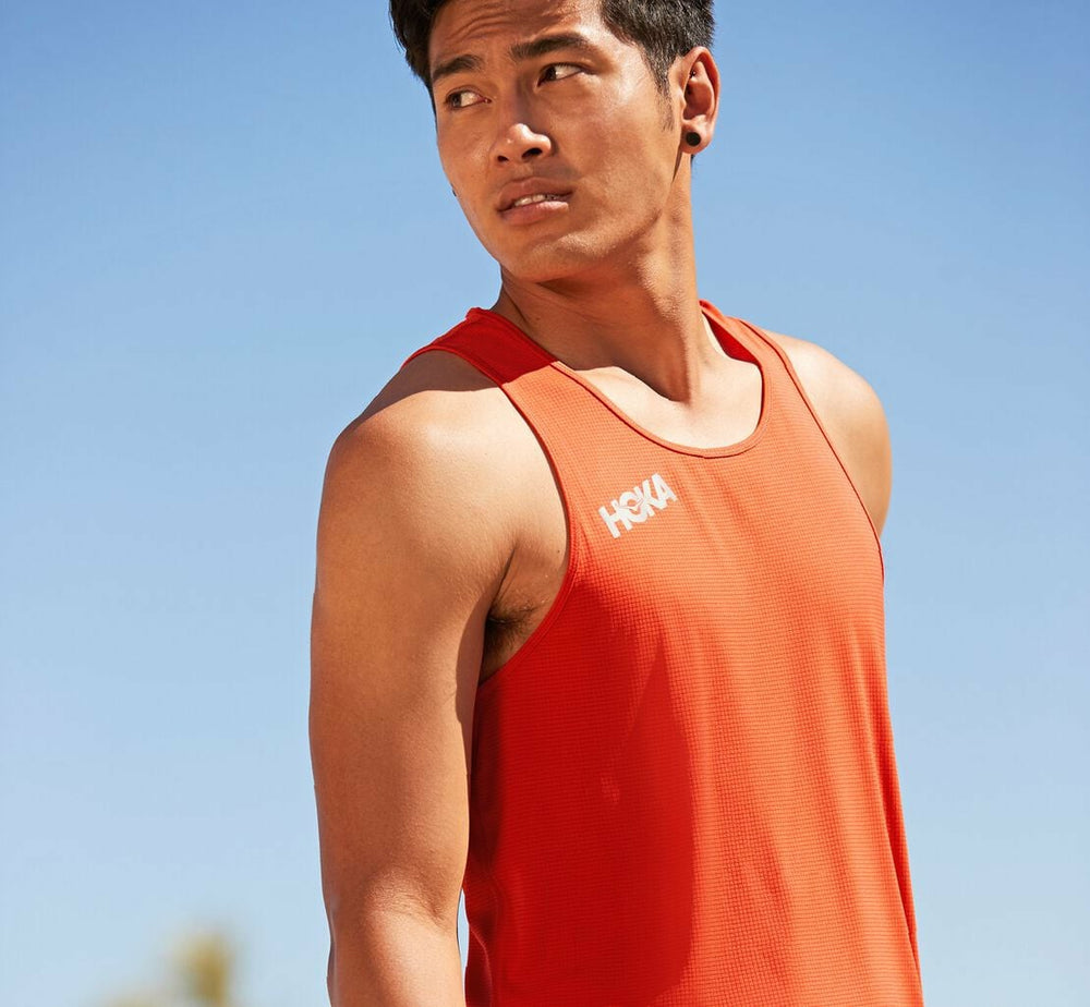 HOKA|Men's Singlet Fiesta