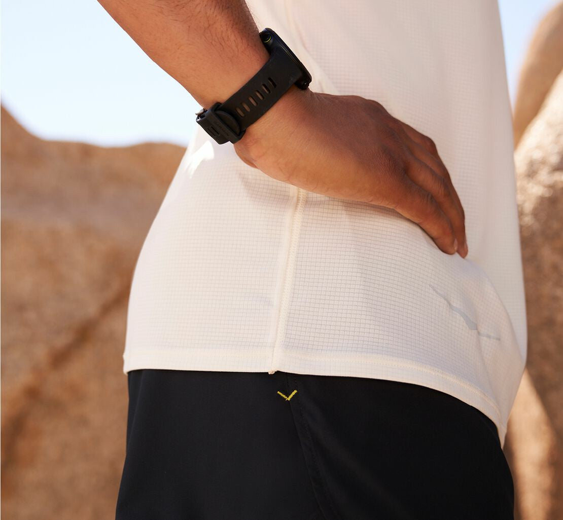 HOKA|Men's Singlet White