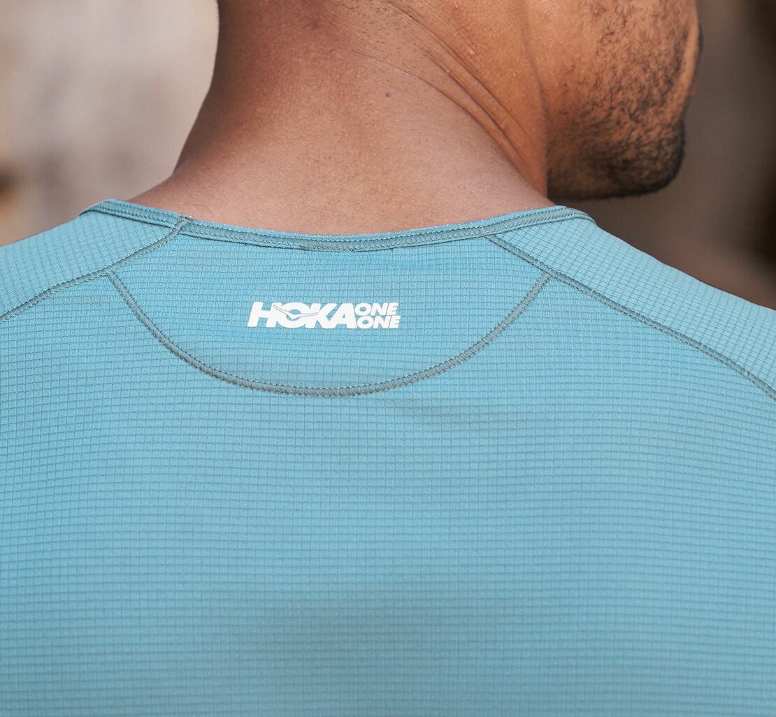 HOKA|Men's Wind Shirt Provincial Blue