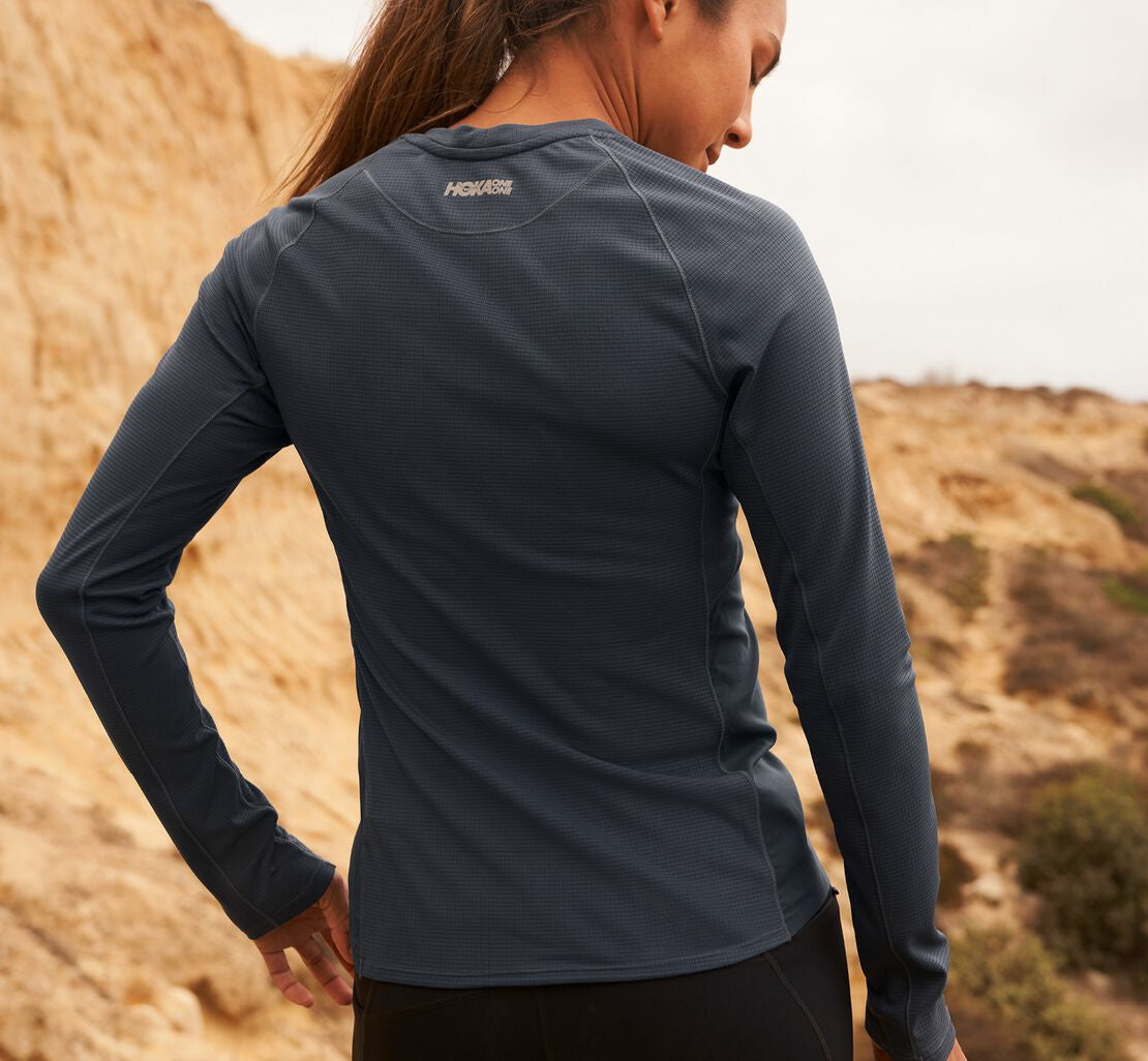 HOKA|Women's Wind Shirt Ombre Blue