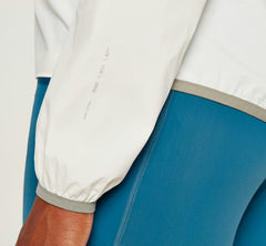 HOKA|Women's Full-Zip Wind Jacket White
