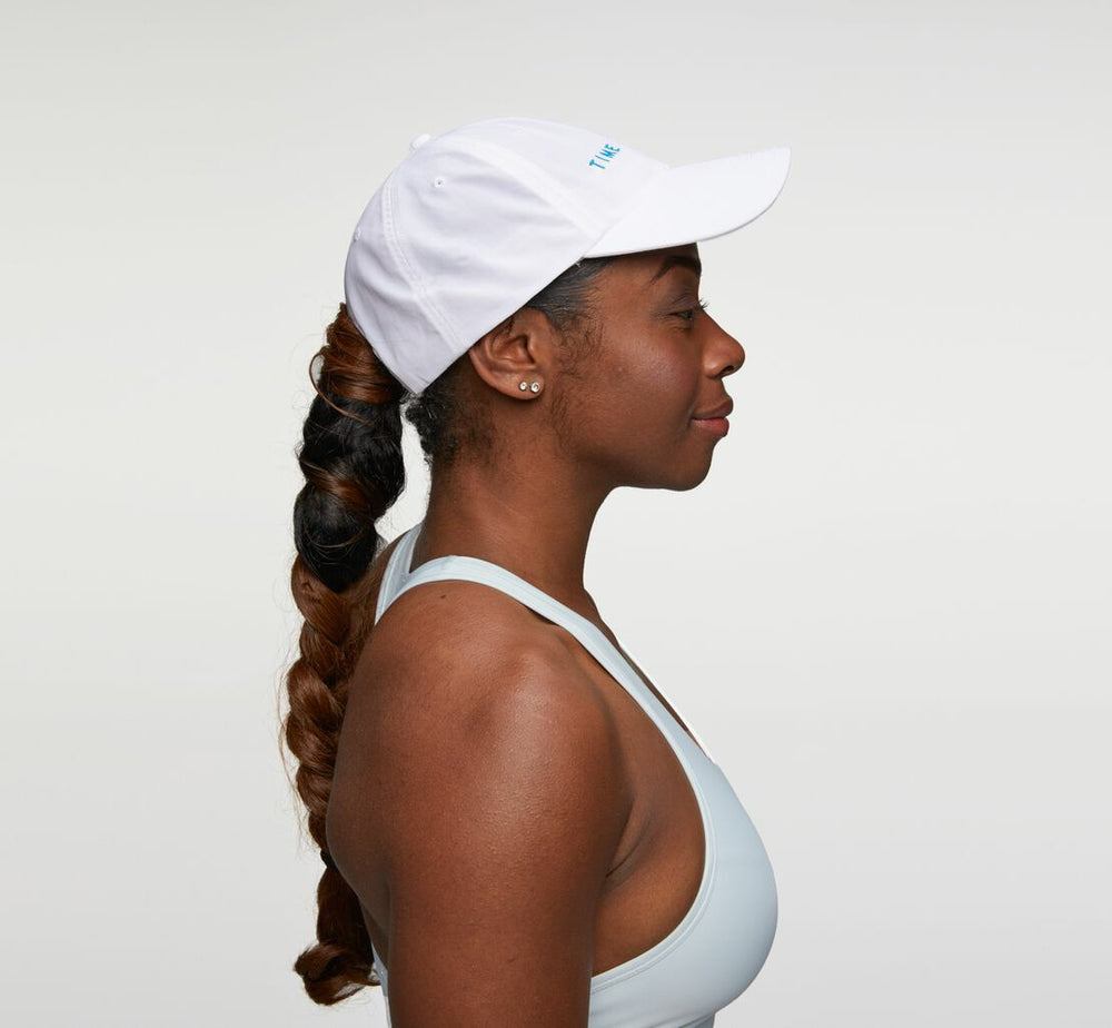 HOKA|All Gender All-Day Hat White / Diva Blue