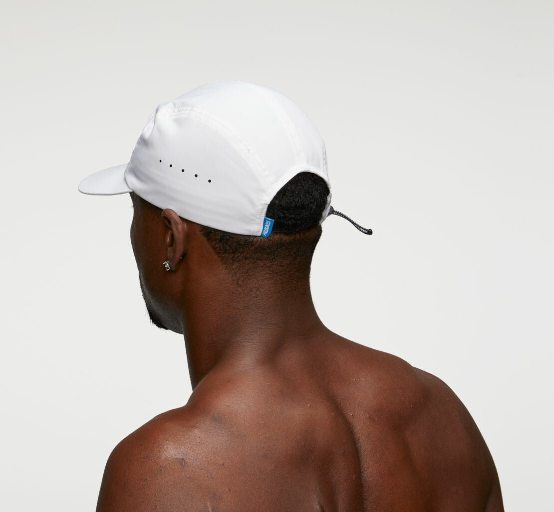 HOKA|All Gender Performance Hat White / Cool Grey