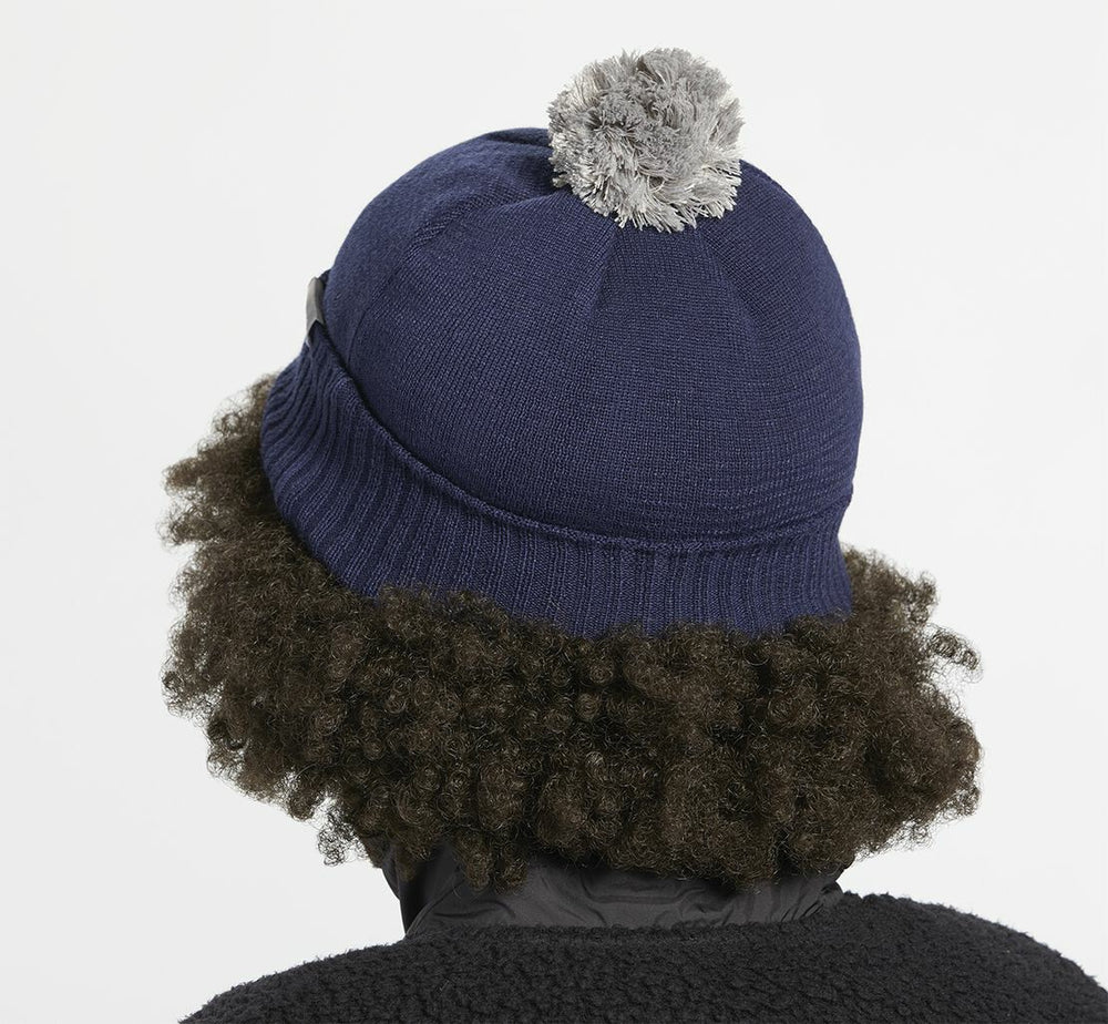 HOKA|All Gender Pom Beanie Moonlit Ocean