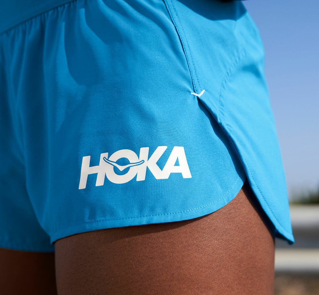 HOKA|Women's Performance Woven 2" Short Diva Blue