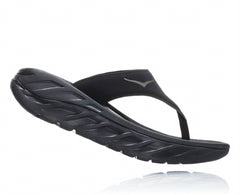 HOKA|Women's ORA Recovery Flip Black / Dark Gull Gray