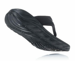 HOKA|Women's ORA Recovery Flip Black / Dark Gull Gray