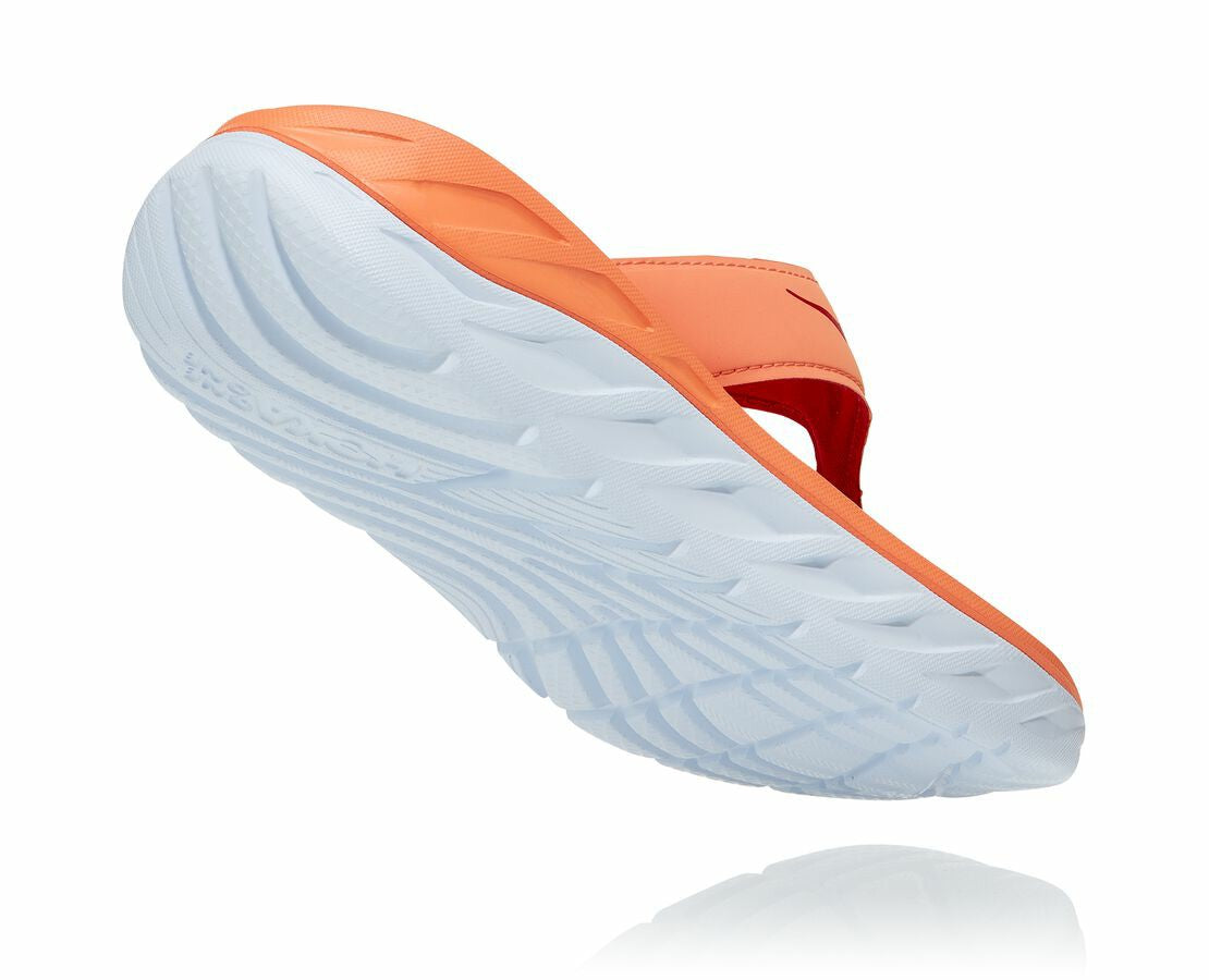 HOKA|Women's ORA Recovery Flip Cantaloupe / Fiesta