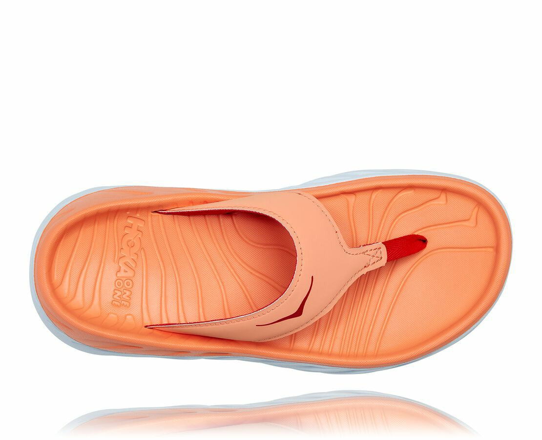 HOKA|Women's ORA Recovery Flip Cantaloupe / Fiesta