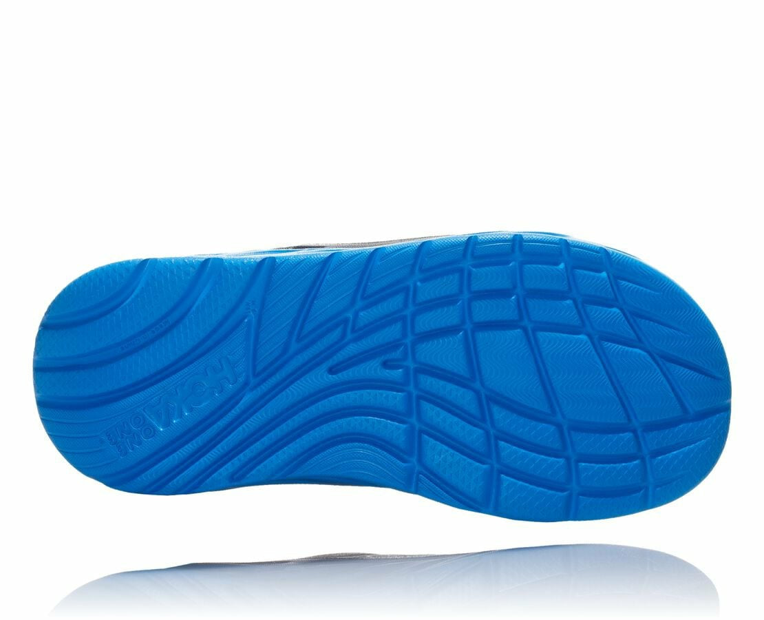 HOKA|Women's ORA Recovery Flip Ebony / Dresden Blue