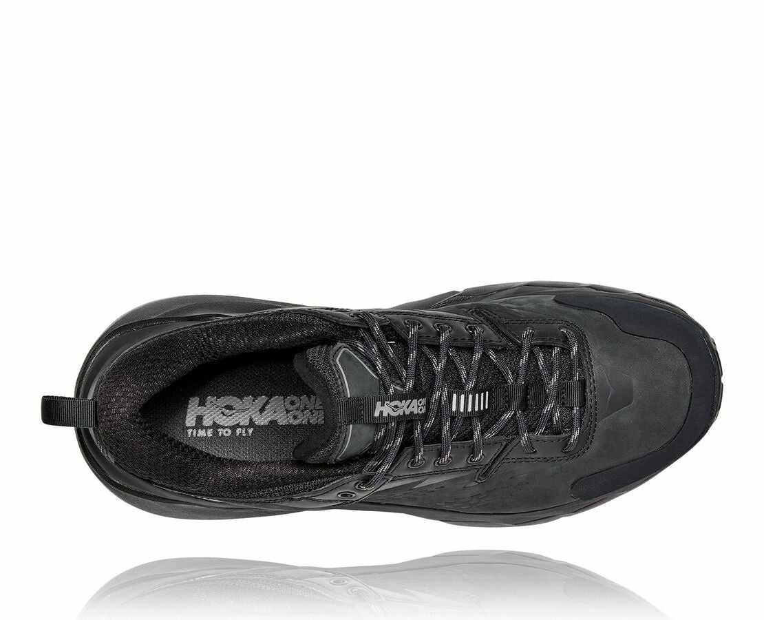 HOKA|Men's Kaha Low GORE-TEX Black / Charcoal Gray