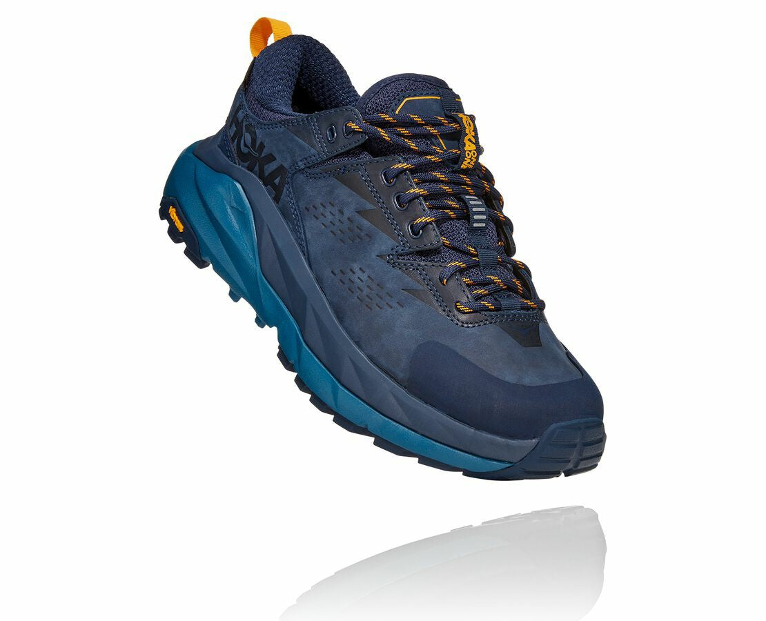HOKA|Women's Kaha Low GORE-TEX Black Iris / Moroccan Blue