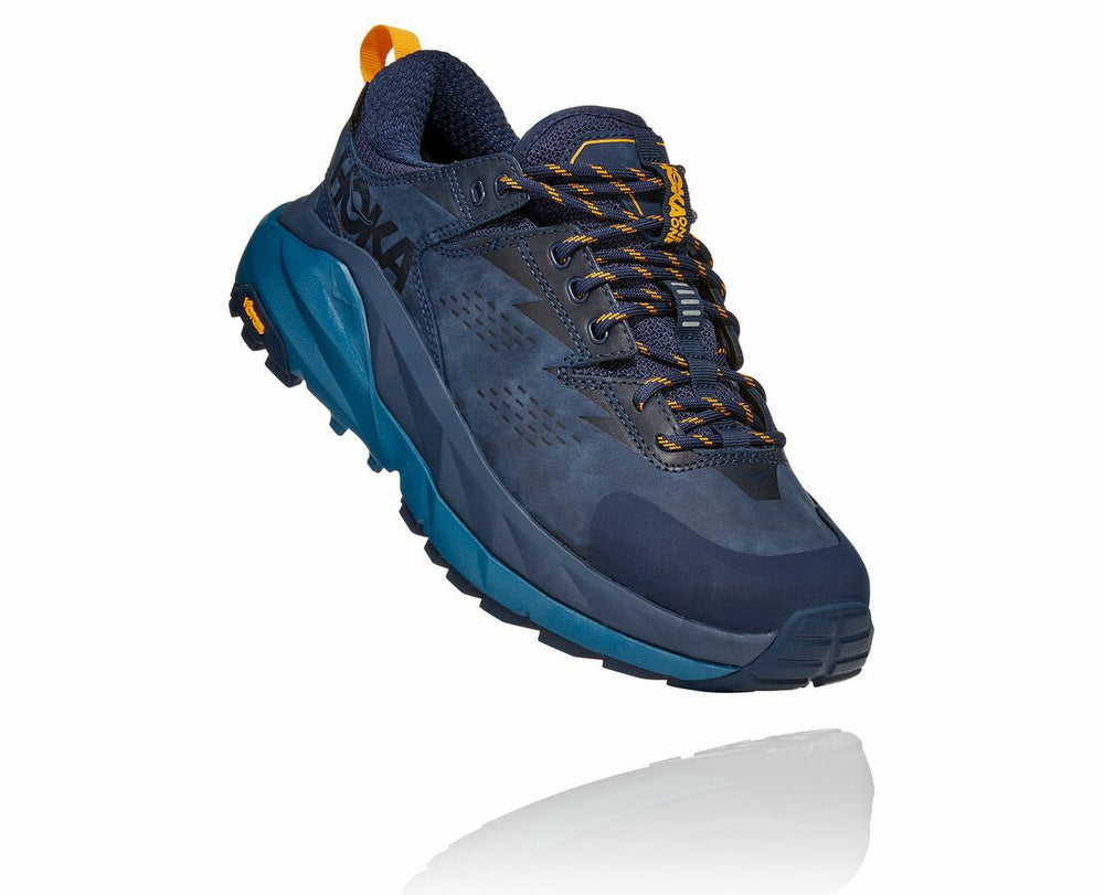 HOKA|Women's Kaha Low GORE-TEX Black Iris / Moroccan Blue
