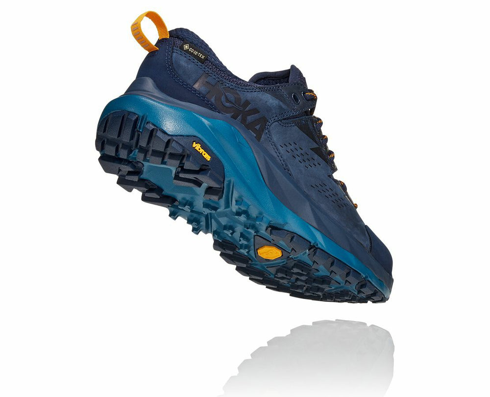 HOKA|Women's Kaha Low GORE-TEX Black Iris / Moroccan Blue