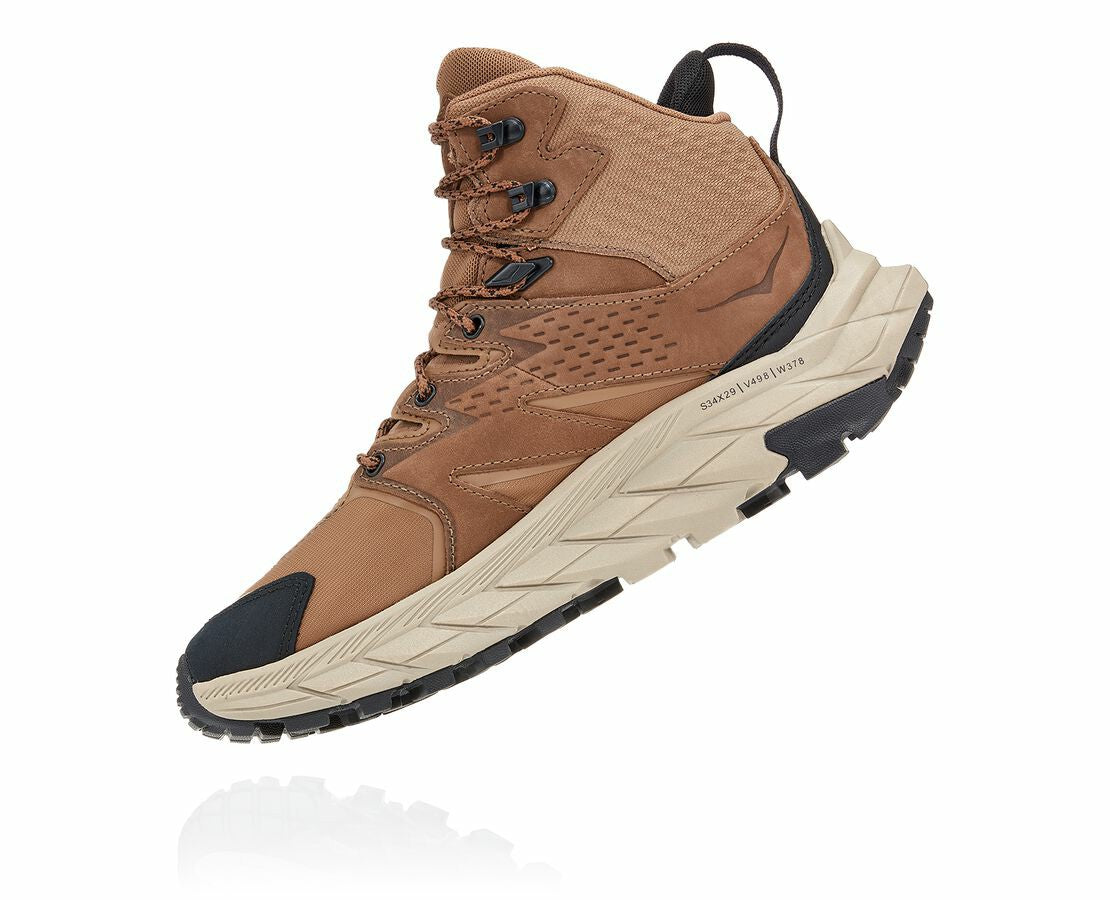 HOKA|Women's Anacapa Mid GORE-TEX Otter / Black