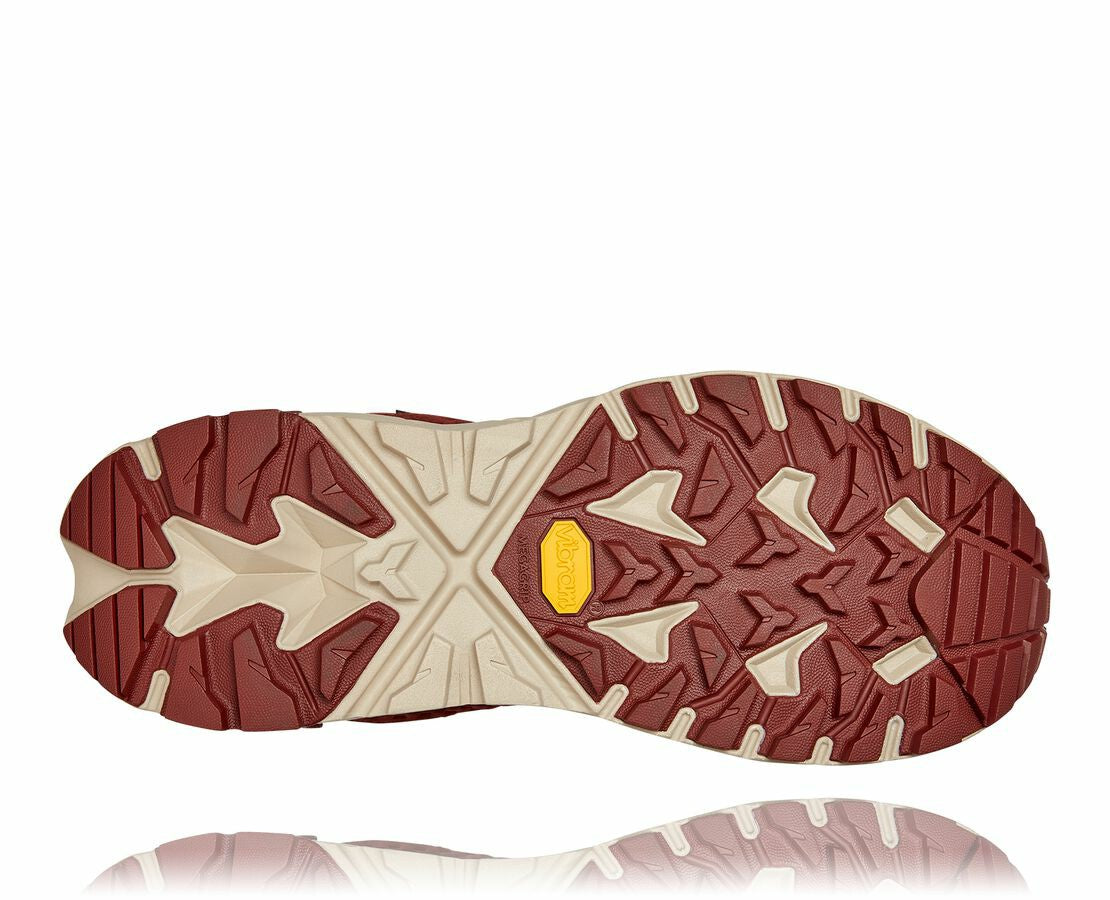 HOKA|Women's Anacapa Low GORE-TEX Cherry Mahogany / Hot Sauce
