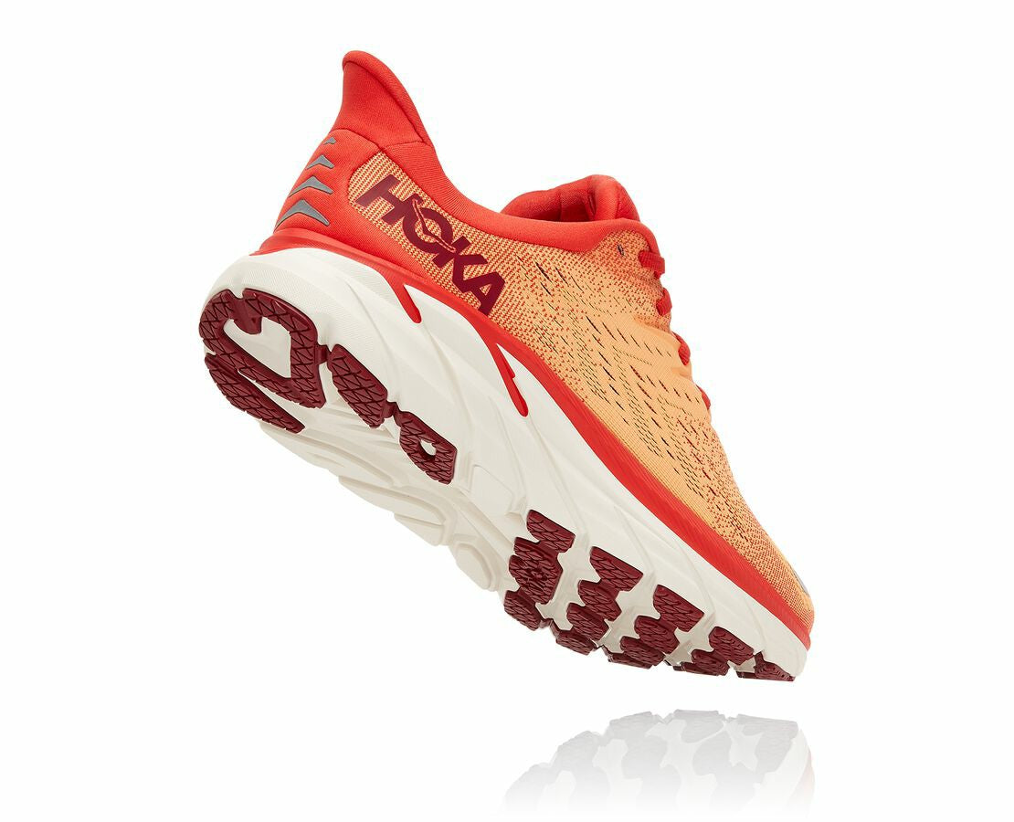 HOKA|Men's Clifton 8 Fiesta / Blazing Orange