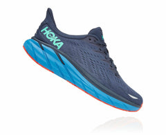 HOKA|Men's Clifton 8 Outer Space / Vallarta Blue