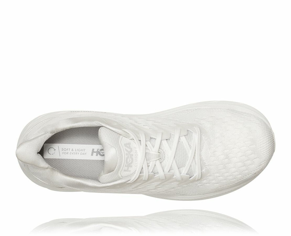 HOKA|Men's Clifton 8 White / White