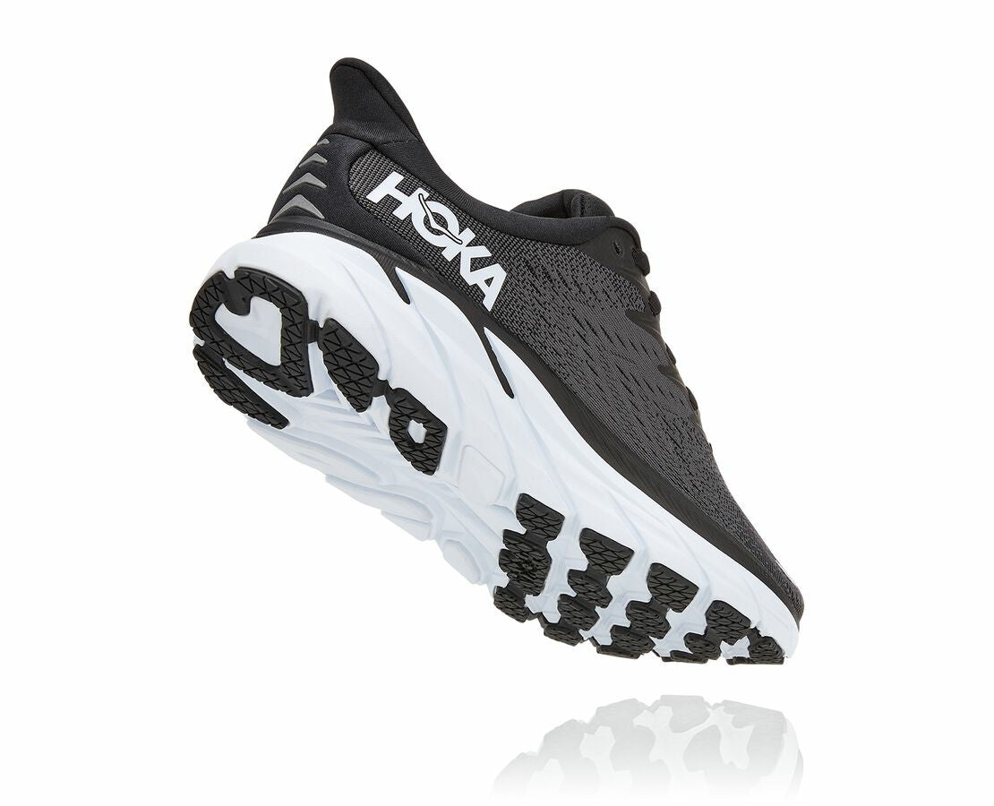HOKA|Women's Clifton 8 Black / White