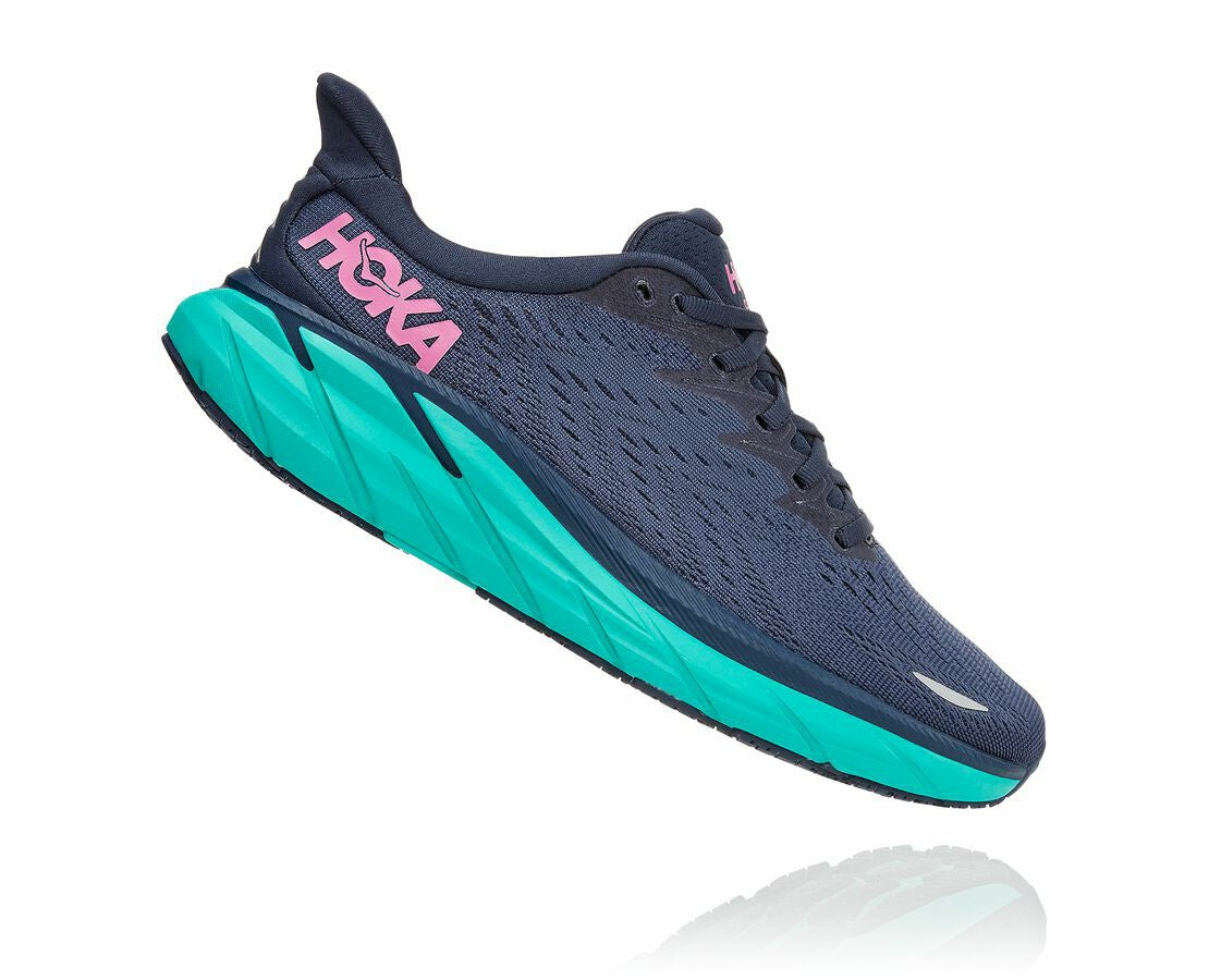 HOKA|Women's Clifton 8 Outer Space / Atlantis