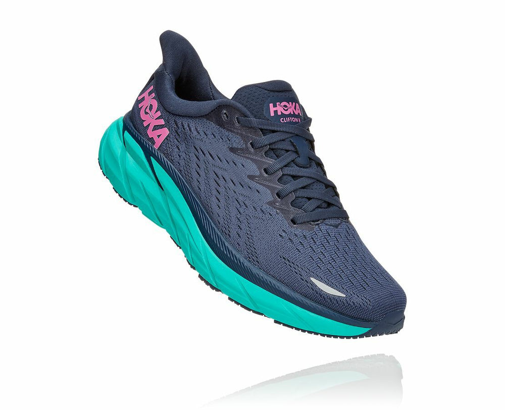 HOKA|Women's Clifton 8 Outer Space / Atlantis